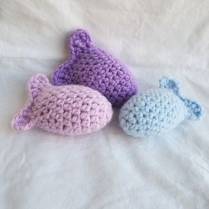 🛍Handmade Pastel Fishie Cat Toys